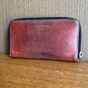 Acne Studios Large Leather Wallet/Clutch​​​​​​​
